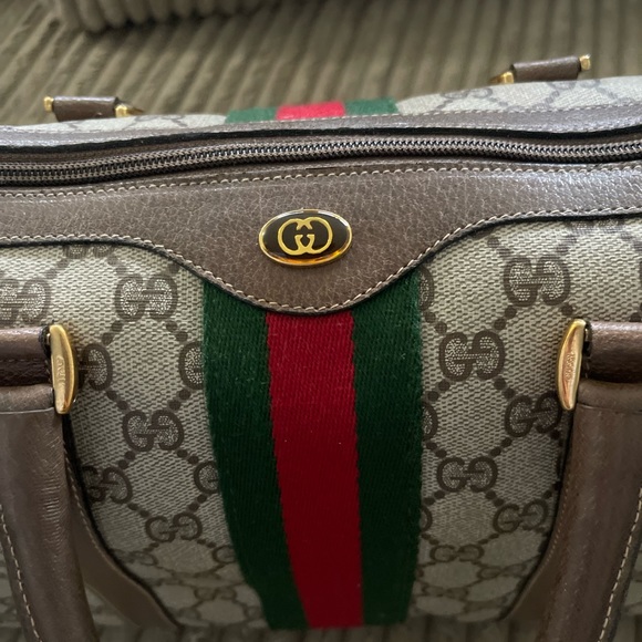 AUTHENTIC Gucci Boston Bag - Sherry Line - Picture 2 of 8